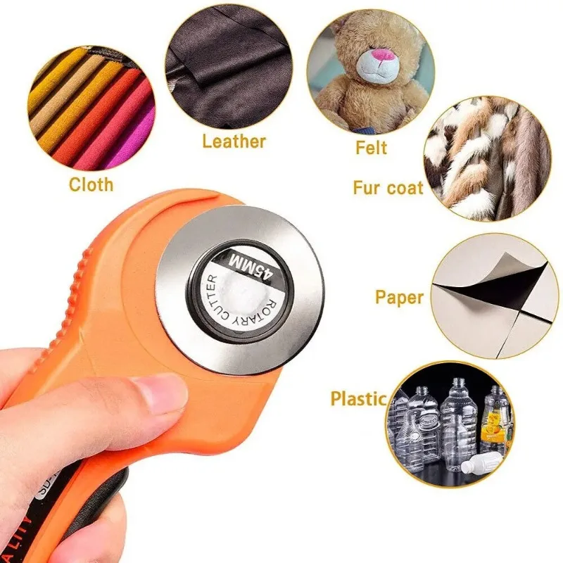 10PCS 28/45MM Rotary Cutter Fabric Disc Hand Quilting Sewing Wheel Paper Roll Carbide Tipped Circular Saw Blade Cutting DIY