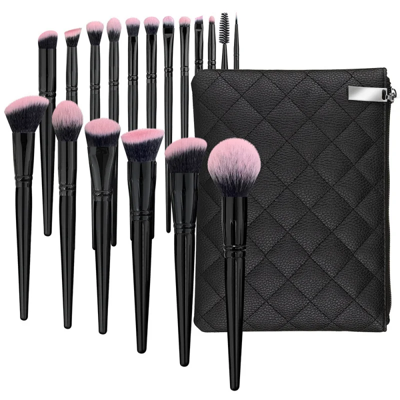 

18-Piece Makeup Brush Set: Complete Foundation, Concealer, and Eye Makeup