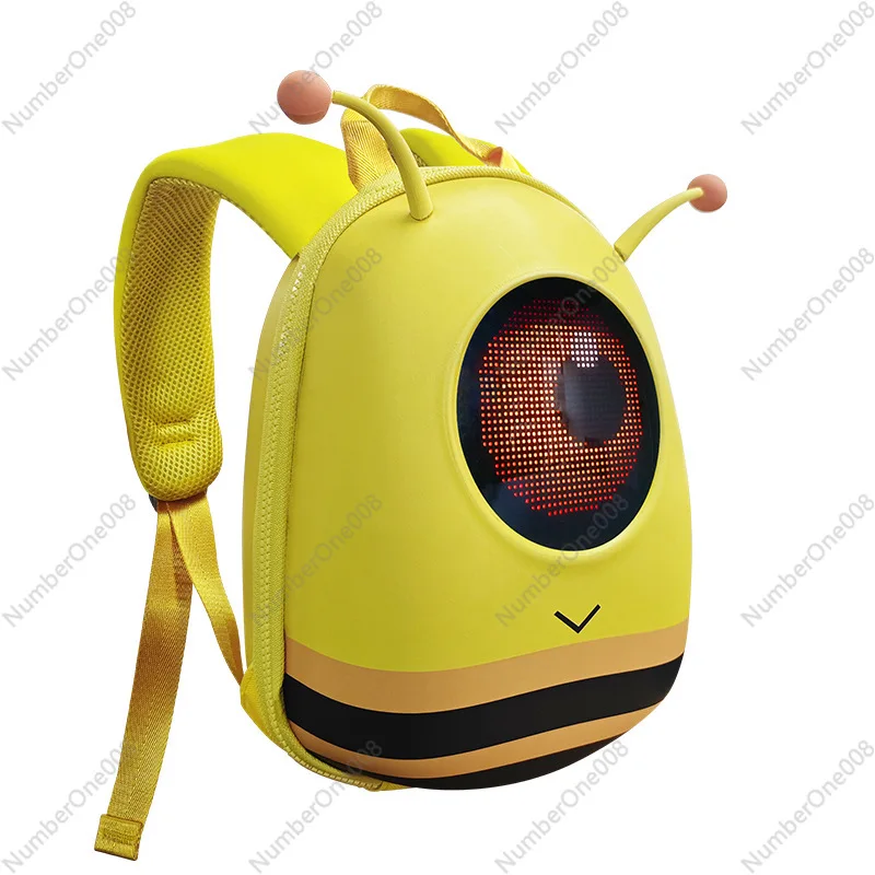 

LED children's backpack children's DIY animation smart cute outdoor leisure bag
