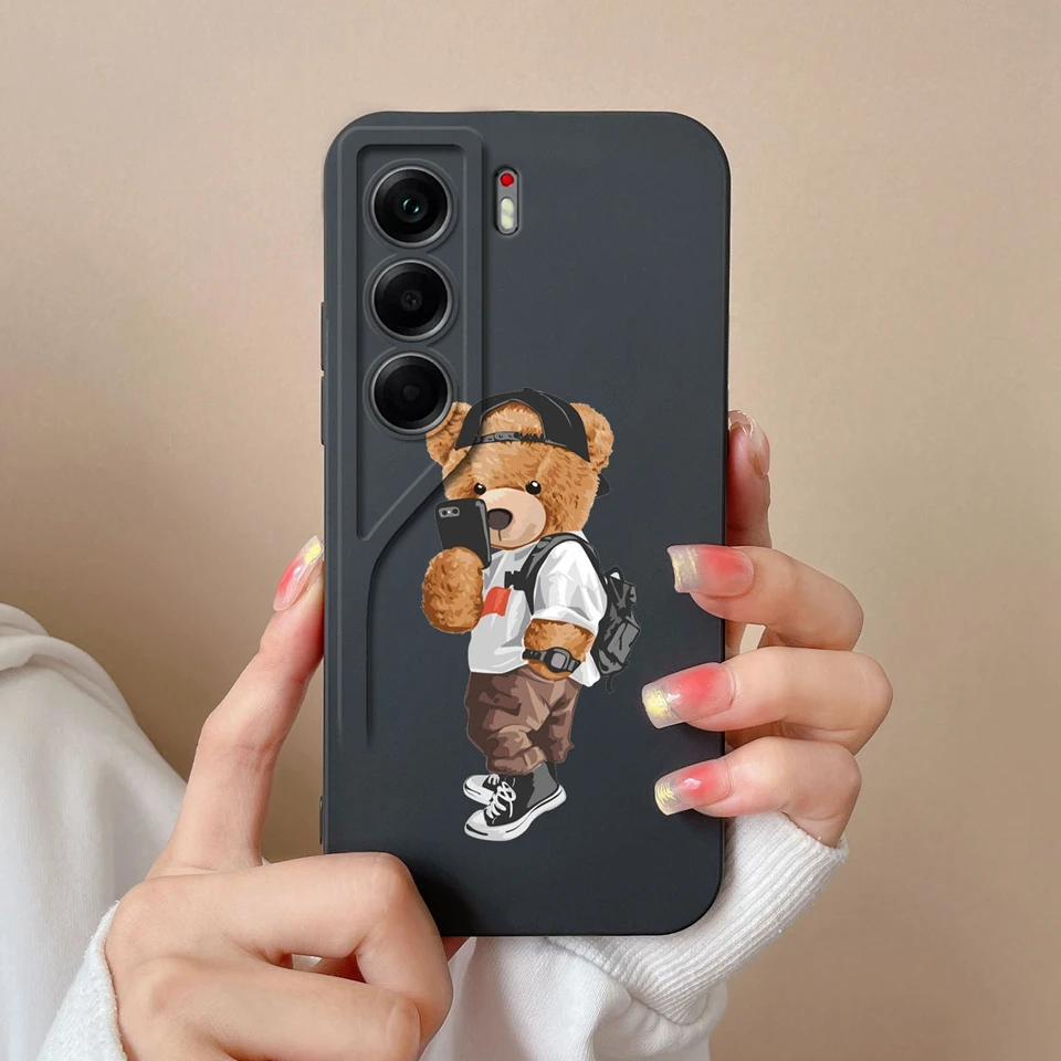 Coque de téléphone pour Tecno Camon40 40Pro 40Premier couleur bonbon amour coeur Anti-chute coque li