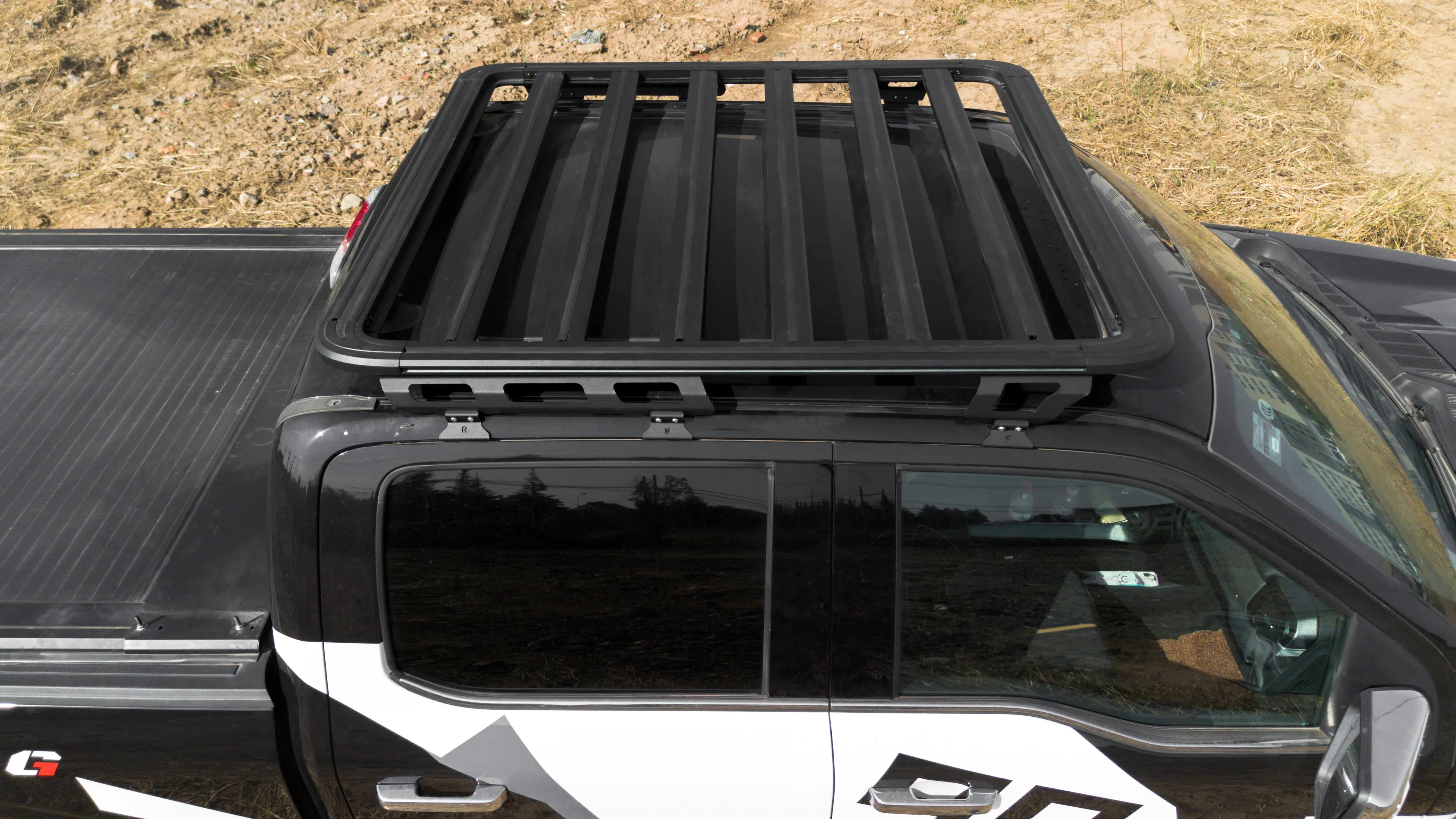 YUHANG CAR ROOF RACK aluminum alloy roof platform roof rack  for Ford F-150 Raptor with door hook brackets