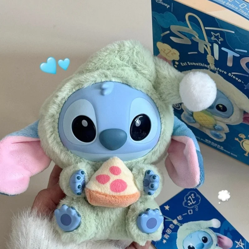 

New Disney Lilo & Stitch Eat Some Thing Before Sleep Series Vinyl Dolls Blind Box Toys Anime Figures Stitch Ornaments Kids Toys