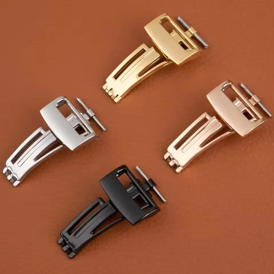 Folding Clasp 18mm TopStainless Steel Fold Buckle For AP Strap For Audemars Belt For Piguet Accessories Leather Rubber Watchband