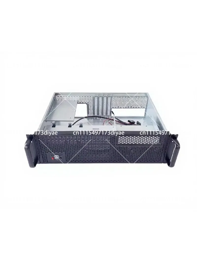 2U Rack Mount Server Chassis 19 Inch 300mm Depth ATX Case with Dual 8cm Cooling Fans