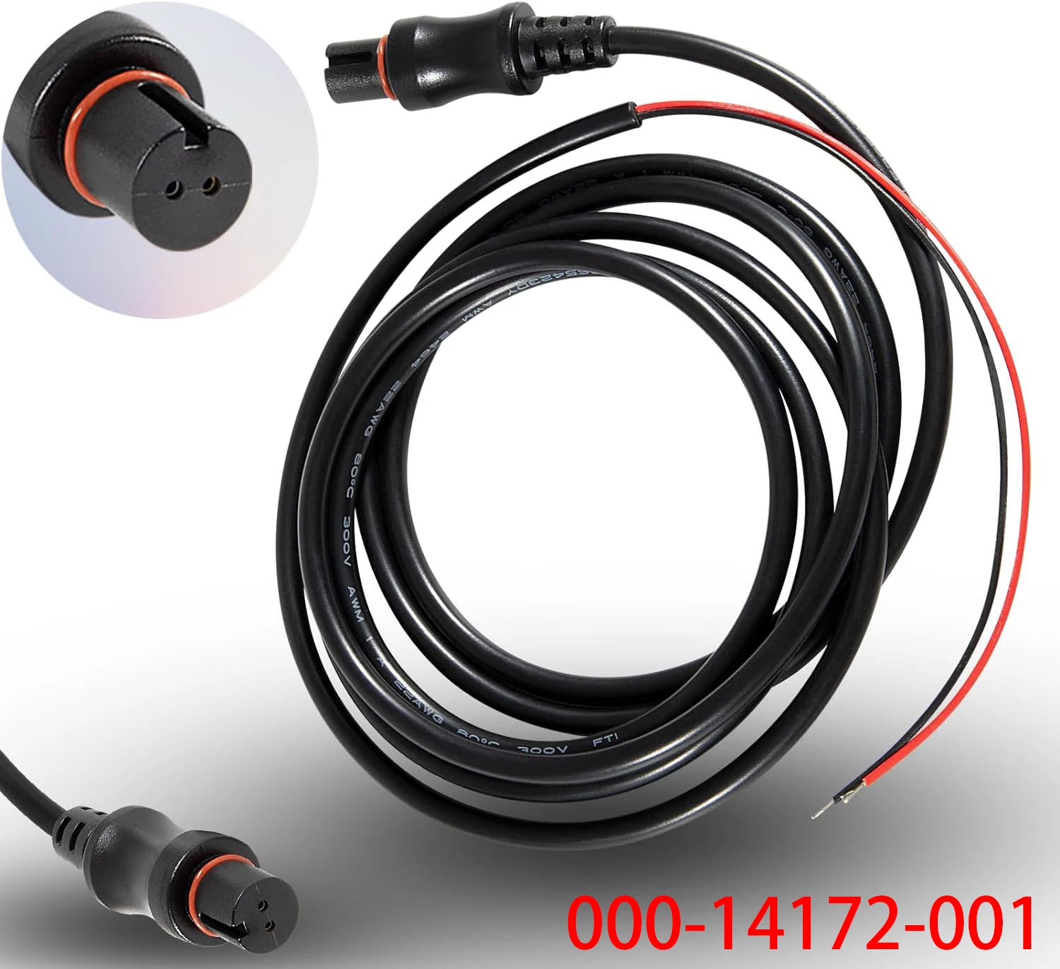 MX 000-14172-001 Hook2 Power Cable Replace for Lowrance Fit for All Hook2 Models 5/7/9/12 Waterproof