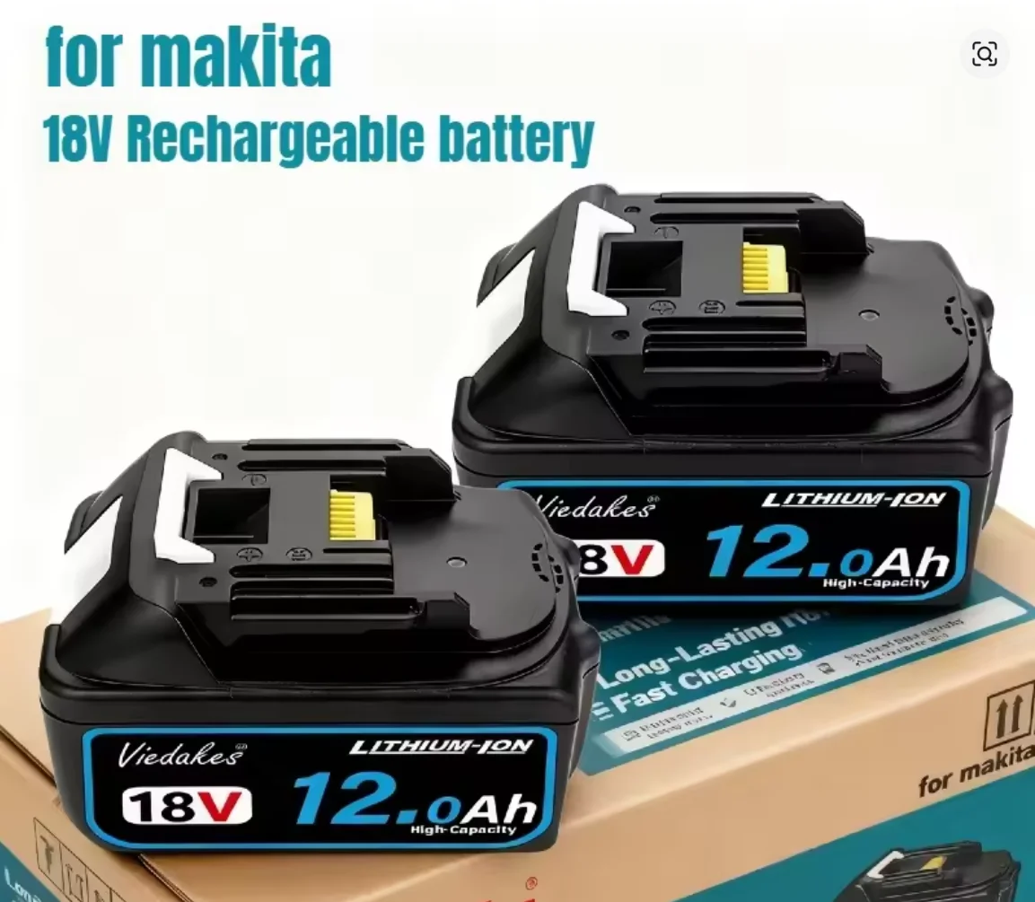 

DHL With LED Charger Rechargeable Battery 18V 12000mAh Lithium ion for Makita 18v Battery 6Ah BL1840 BL1850 BL1830 BL1860 LXT400