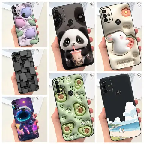 For Motorola Moto G10 G20 G30 G50 G60 Phone Case Back Cover Stylish Pattern Soft Silicone TPU Coque Fundas Motorola G50G 5G 4G