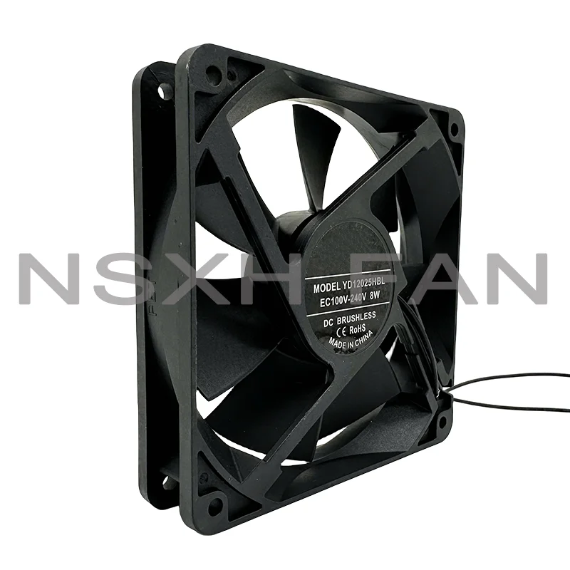 YD12025HBL 24V 0.30A 12025 12cm Chassis Cooling Fan