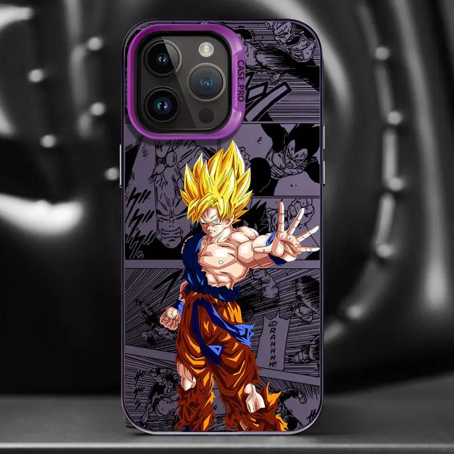 Anime-D-Dragons Balls Phone Case for iPhone 12 Pro 16 15 Plus XR 13 XS Max 16e 14 Pro X 11 Pro Max 11 Pro Soft Cover view 3