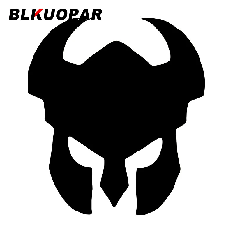 

BLKUOPAR Warrior Helmet Car Stickers Middle Ages Decals Occlusion Scratch Die Cut Domineering Personality Windows Helmet Goods