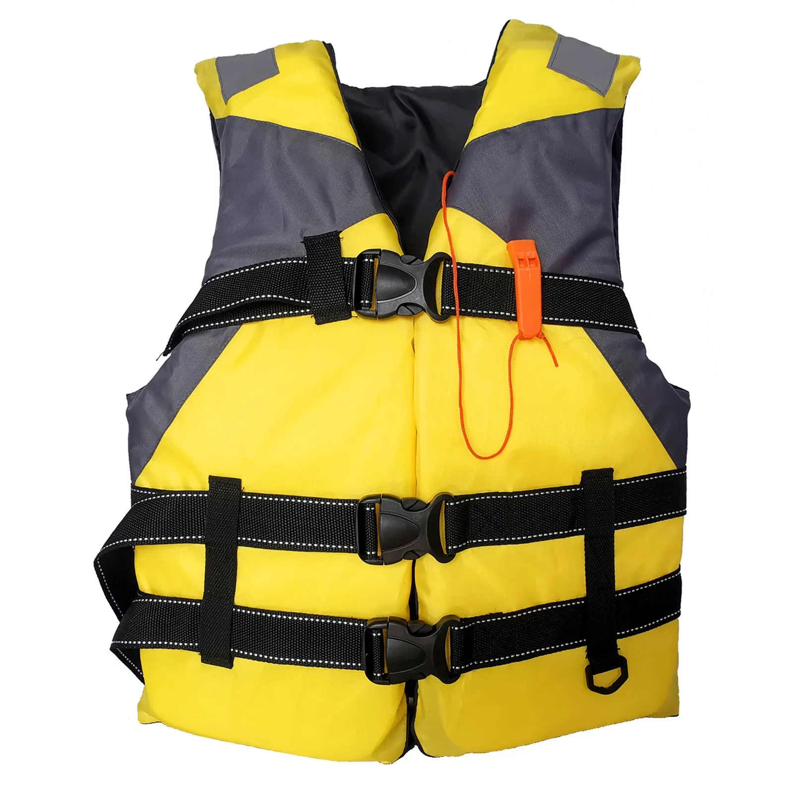 Adults Life Jacket Aid Vest Kayak Ski Buoyancy Fishing Watersport Outdoor, Great for Any Water Sports Boating Skiing Surfing