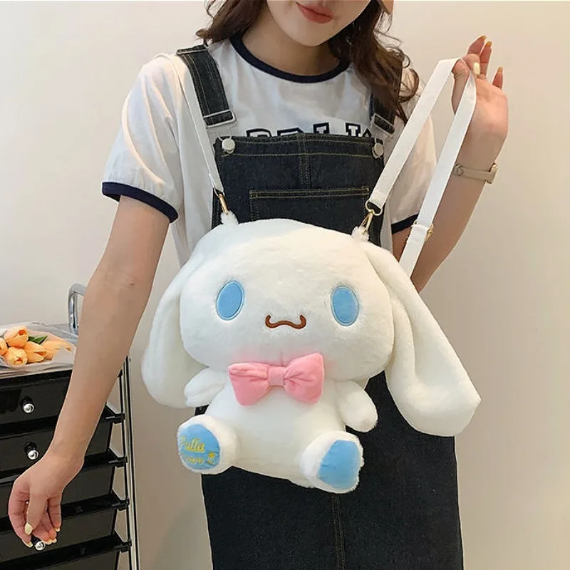 

Sanrio плюшевая кукла рюкзак аниме мультфильм персонаж моя мелодия коричная кукла сумка через плечо для девочки комнаты кавайные аксессуары подарок