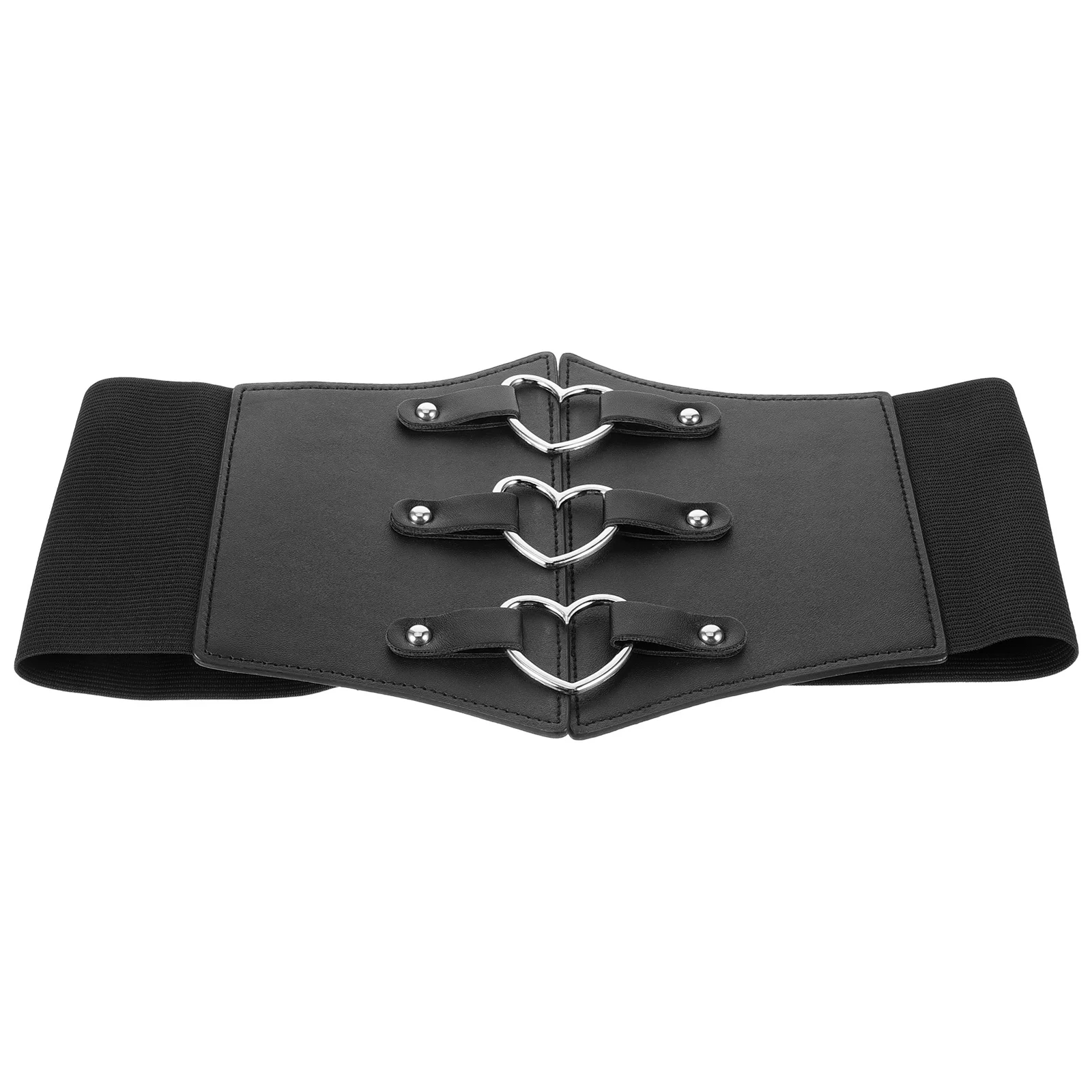 Large ceinture Corset rétro élastique, ceinture décorative pour femmes, accessoire de robe de fête d'halloween