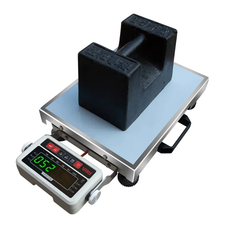 300kg Light Design Portable  Weight Electronic Stainless Steel Platform Scale,Digital Floor Heavy Duty Scales