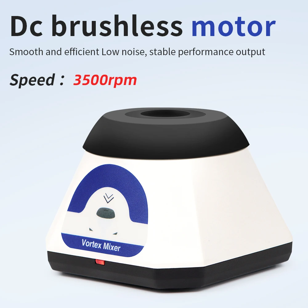 Laboratorio Mini Vortex Mixer 3500 giri/min Frullatore elettronico Inchiostro per tatuaggi Unghie Smalto Vortex Shaker Mixer eccentrico a spirale di alta qualità