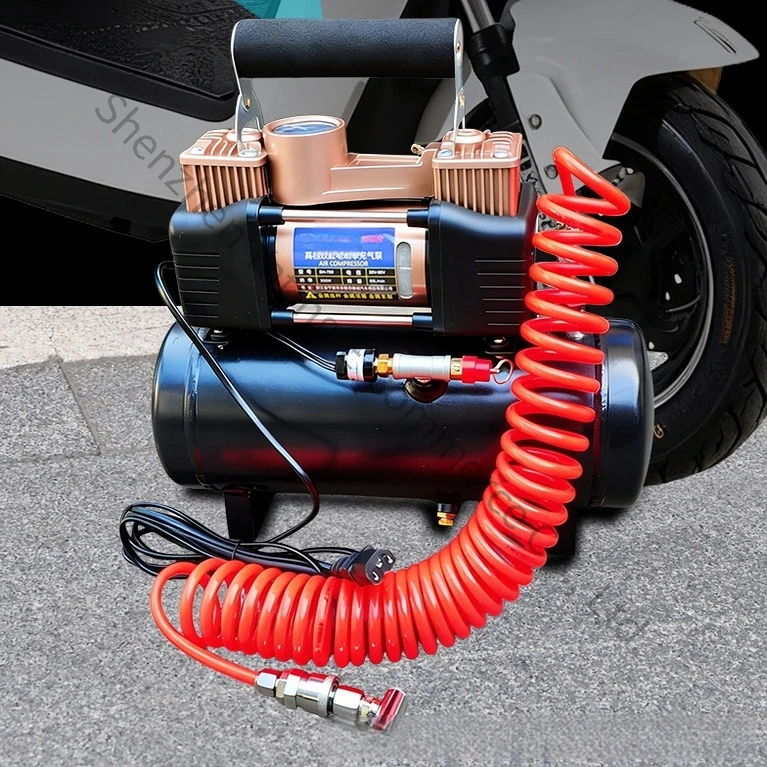 Special Air Pump for Electric Vehicle Tire Replacement and Tire Repair Electric Double Cylinder Pump
