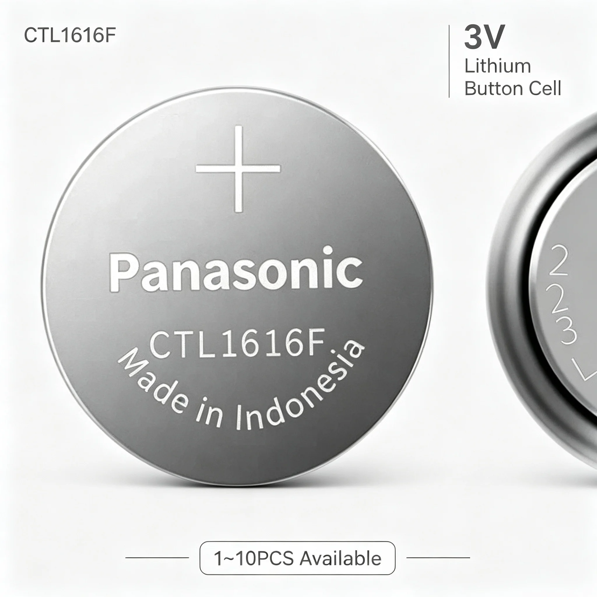 Panasonic CTL1616 CTL1616F Integrated Circuits For Wearable Electronics Lowpower LoT Sensors Rechargeable Battery