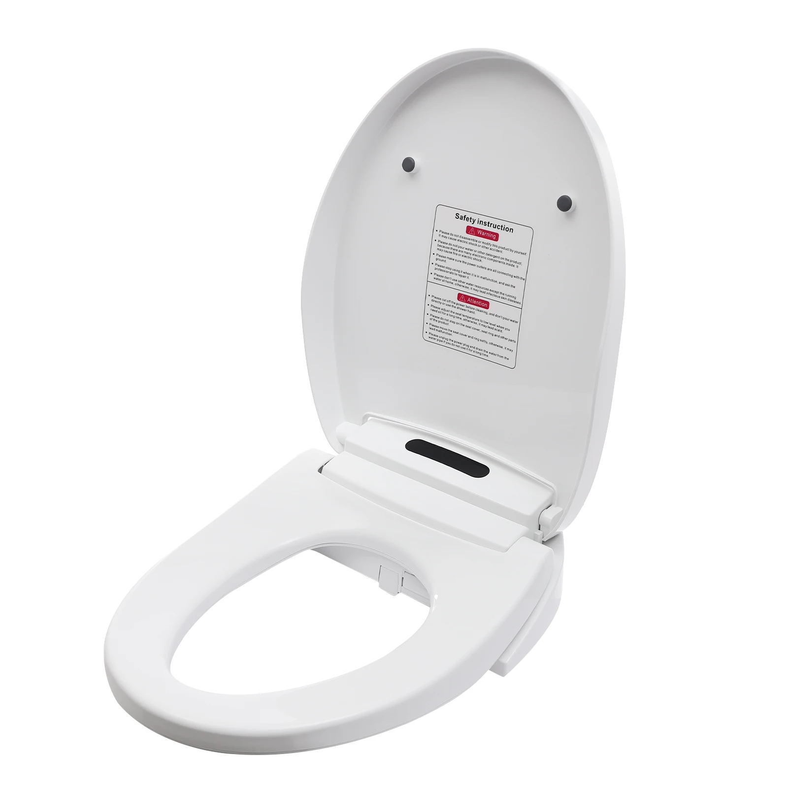 Smart Toilet Seat Cover Electronic Heated Smart Toilet Cover Seat Elongated Adjustable Heated Seat Warm Air Drying