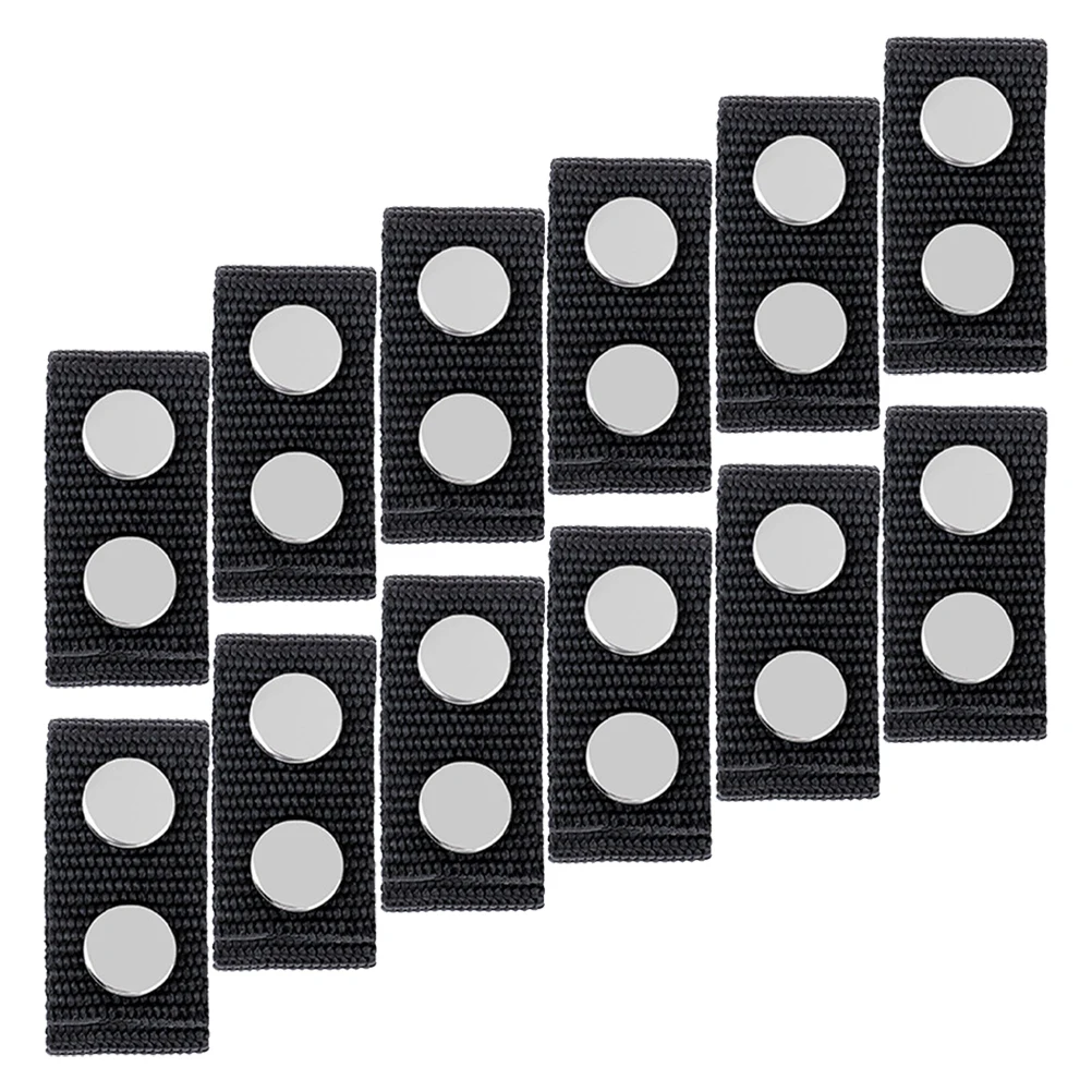 

12pcs Tactical Belt Keepers Snap Nylon Heavy Duty Outdoor Camping Hiking Shooting Fixed Buckles Comfortable Long Use