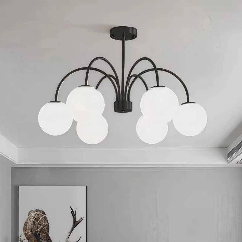 

E27 LED Chandelier Light For Living Room Bedroom Dining Table Kitchen Study Ceiling Pendant Lamps Lustre Home Decoration