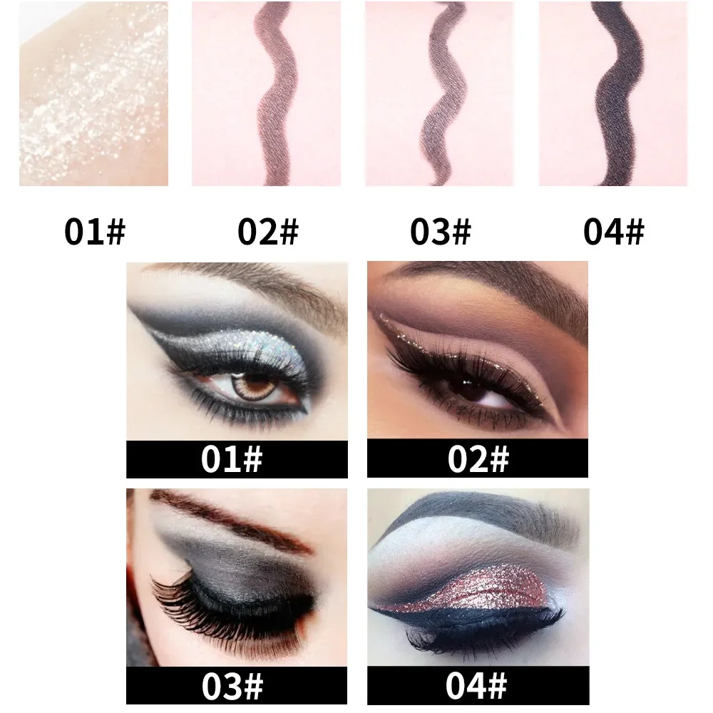 Black Long-Lasting Eye liner Pen Makeup  Waterproof Gel Eye Shadow Eyeliner Pencil Kajal Eye Shimmer Cosmetics cosmeticos