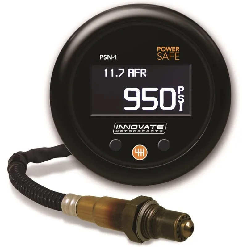 

Innovate Motorsports 3893 38930 PSN-1: POWERSAFE Nitrous Bottle Pressure & WIDEBAND AIR/Fuel Ratio Gauge KIT