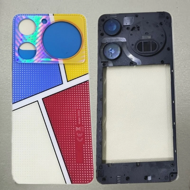 Rear Door Housing Battery Back Cover Middle Frame Phone Door Case+Side Buttons for ZTE Nubia Music Z2353