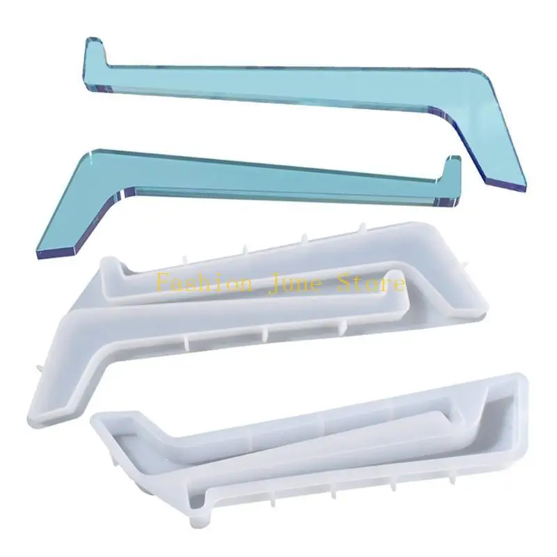 N5KA Laptop Stand Epoxy Resin Mold DIY Craft Notebook Computer Bracket Silicone Mould