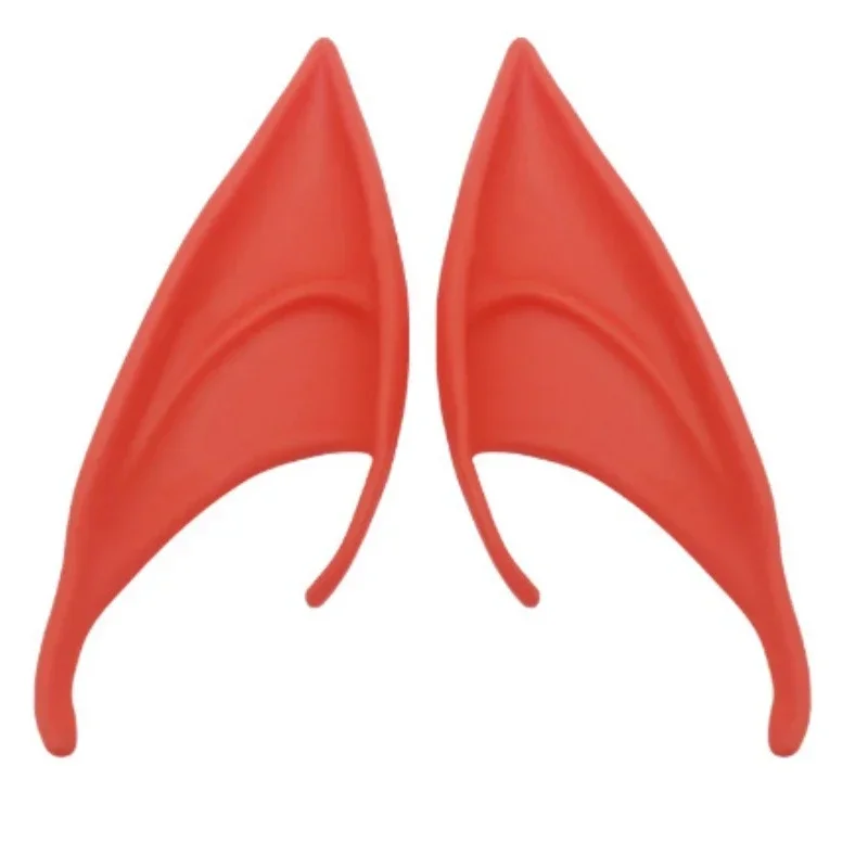 Anjo Elfo Orelhas Clip Brincos, Decoração Cosplay Suprimentos, Foto Props, Trajes de Festa Masquerade, Halloween, 1 Par