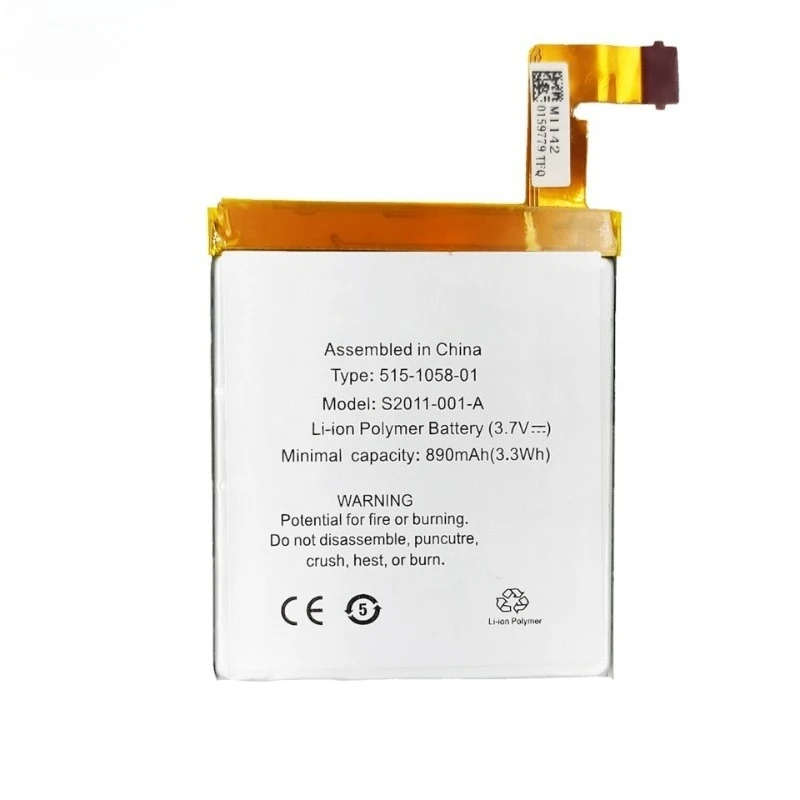 NEW Replacement Rechargeable Battery S2011-001-A For Amazon Kindle 4 5 6 D01100 515-1058-01 MC-265360 DR-A015 890mAh