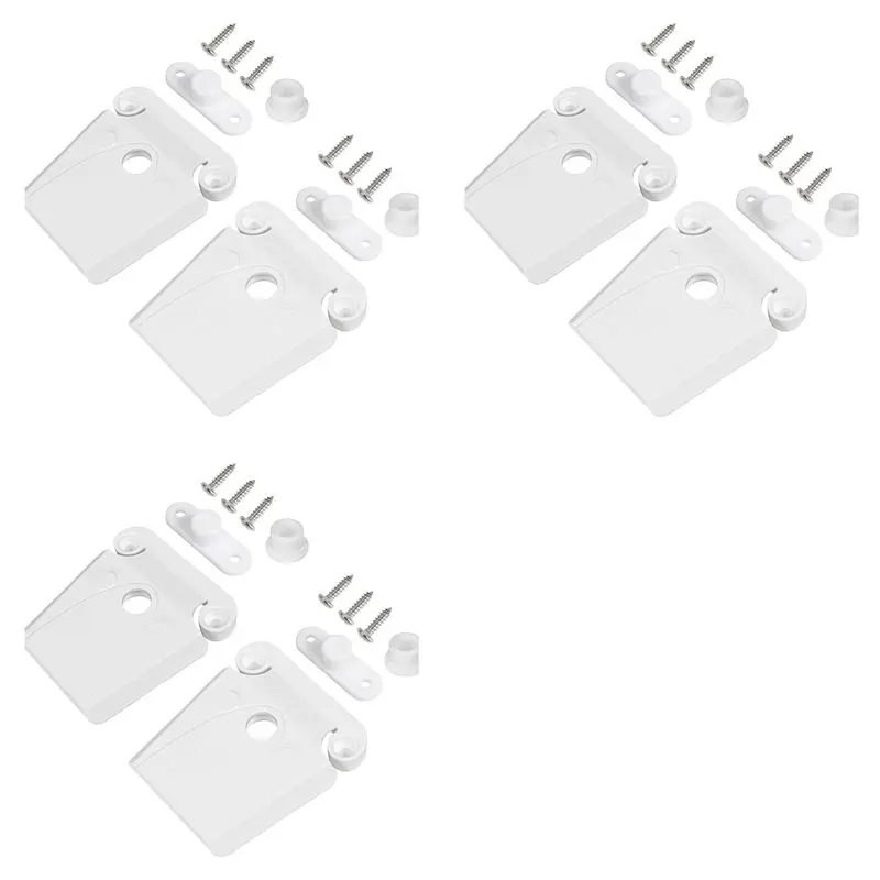 TFORU-6 Set Cooler Latch Posts And Screws,Replacement Cooler Latch,Plastic Latchs Set Cooler Hinges Kit For IGLOO 50-165QT