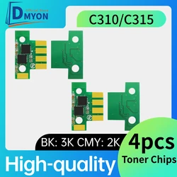 4PCS chip della cartuccia 006R04360 61 62 63 SA/E EU 006R04356 57 58 59 NA/W EU per Xerox C310 C310DNI/C310DNIM C315 toner della stampante