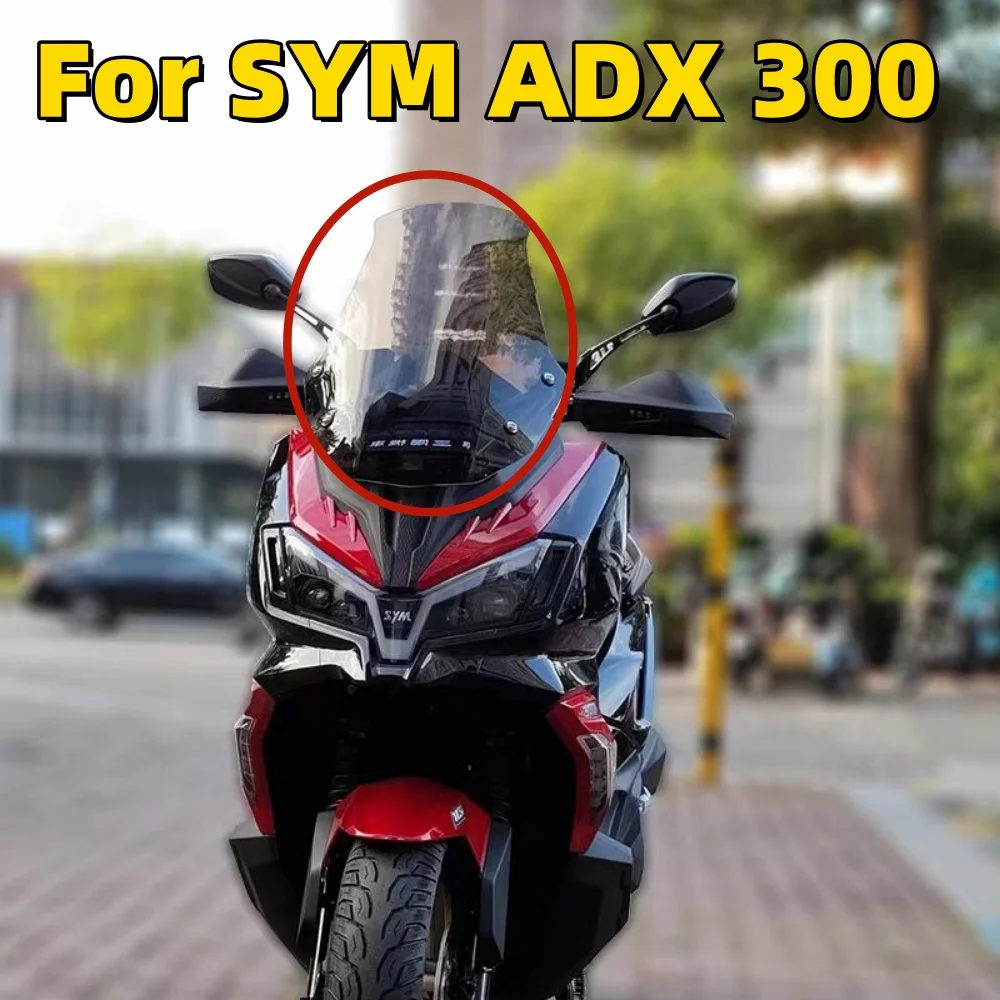 New For SYM ADX 300 ADX300 Accessories Windshield Sports Windscreen Wind Deflector Fit SYM ADX 300 ADX300