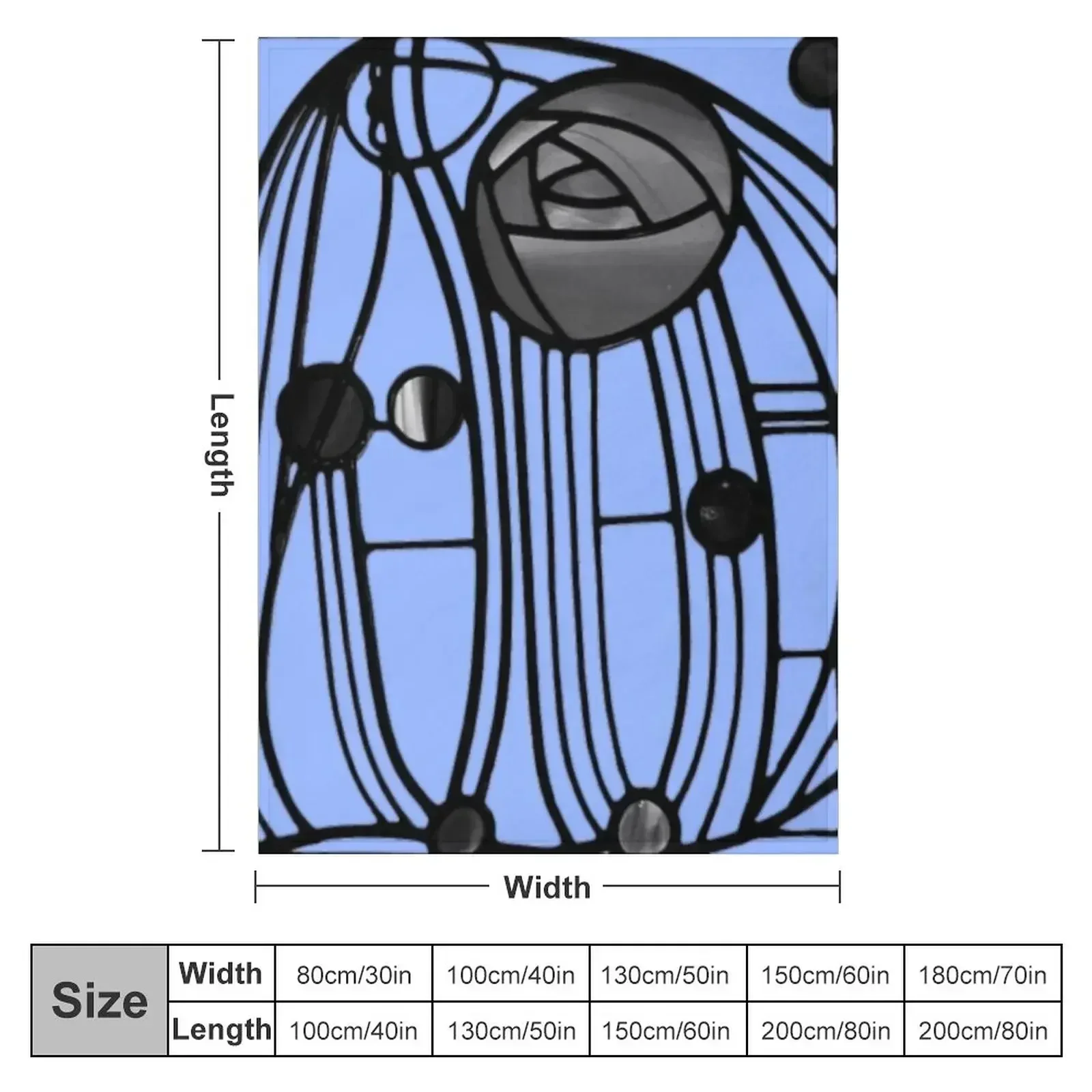 charles Rennie Mackintosh - window,No,06. Throw Blanket Quilt Cute Winter beds Shaggy Beautifuls funny gift Blankets