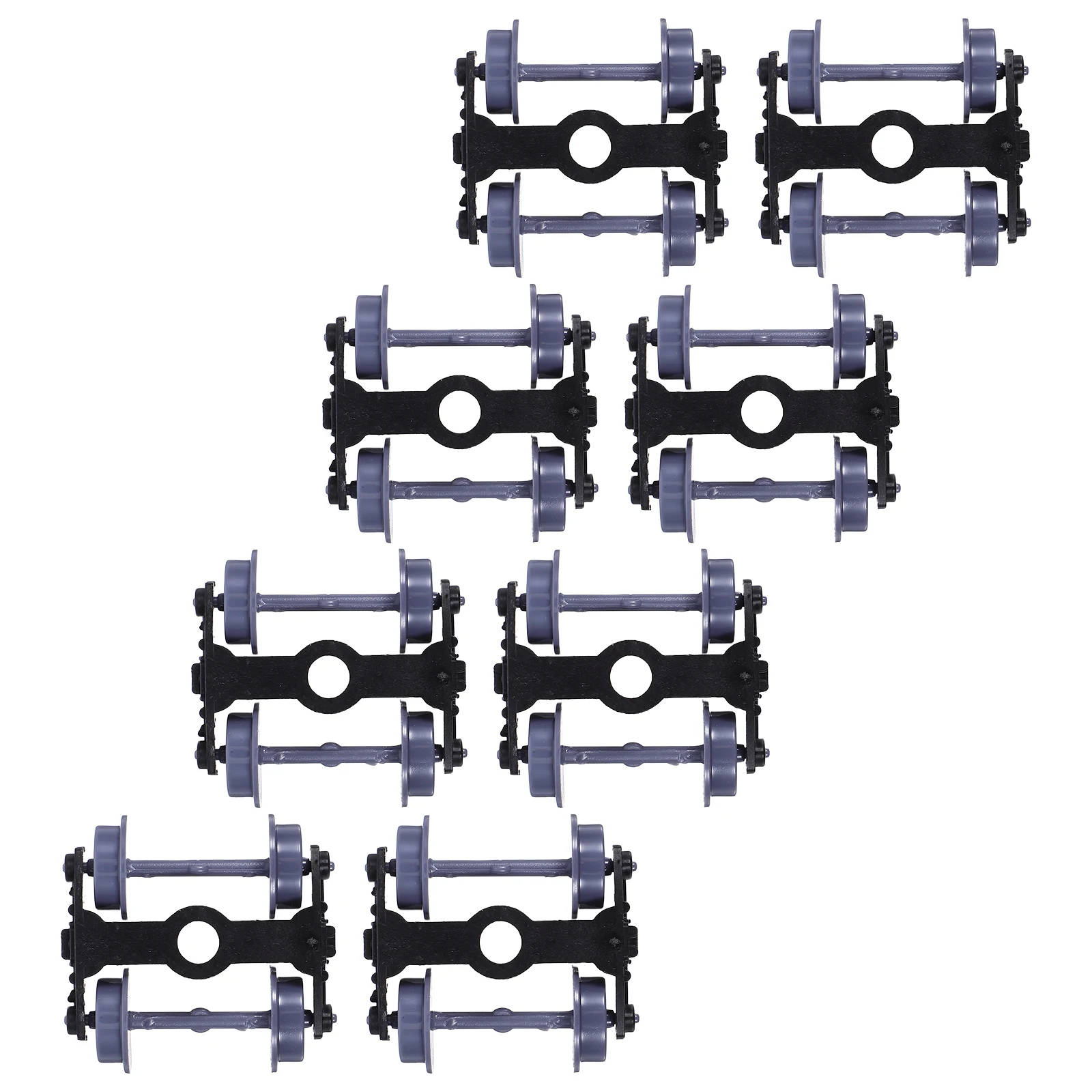 

8 Pcs Train Model Wheels Kids Toys Assemble Accessories Diy Assembly Small Plastic