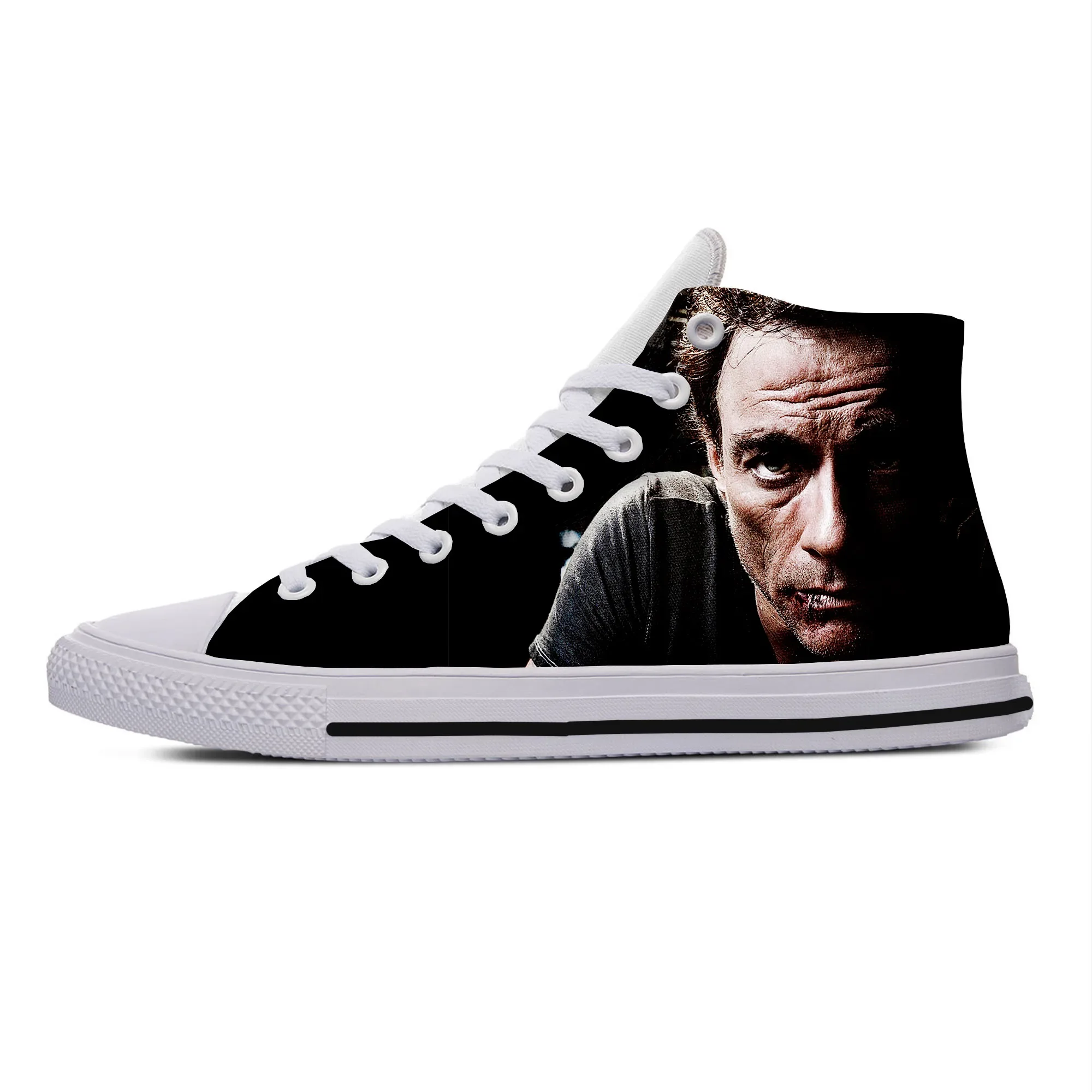 

Популярные модные высокие кроссовки Jean-claude Van Damme для мужчин и женщин, удобная новейшая повседневная обувь высокого качества, летние высокие туфли для доски