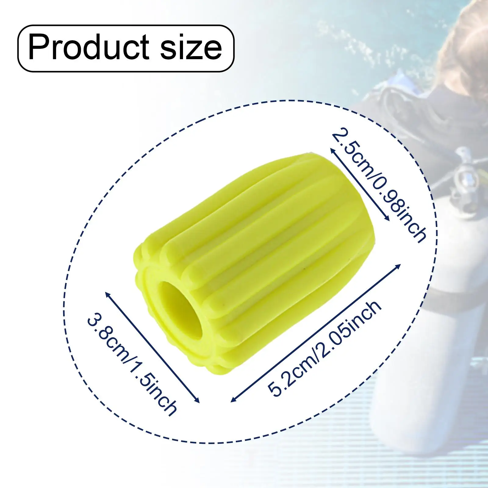Portable Diving Tank Valve Knob Replacement Easy Install Wear Resistant Secure Grip for Underwater Sports
