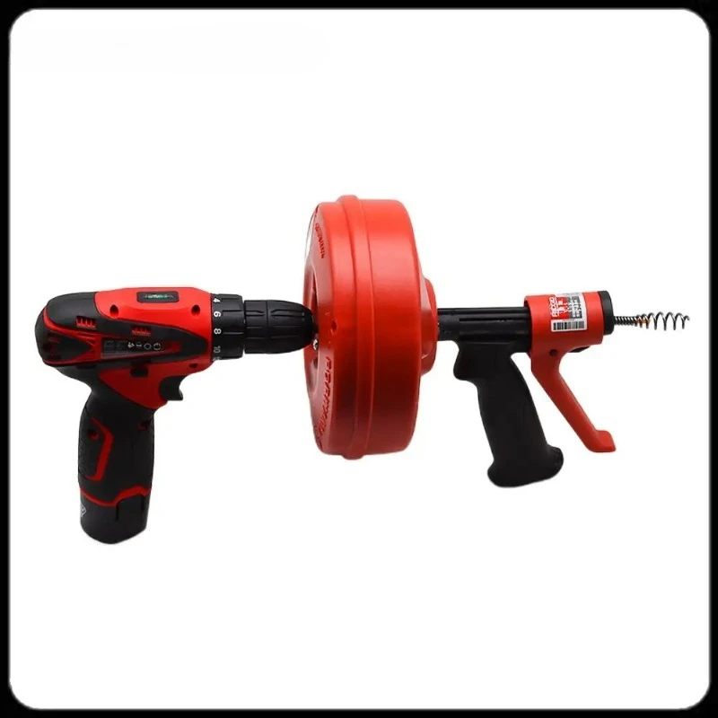 Electric Toilet dredge Machine Sewer Artifact Home Kitchen Toilet Water Plugging Tools Pipe Dredge 7M Y