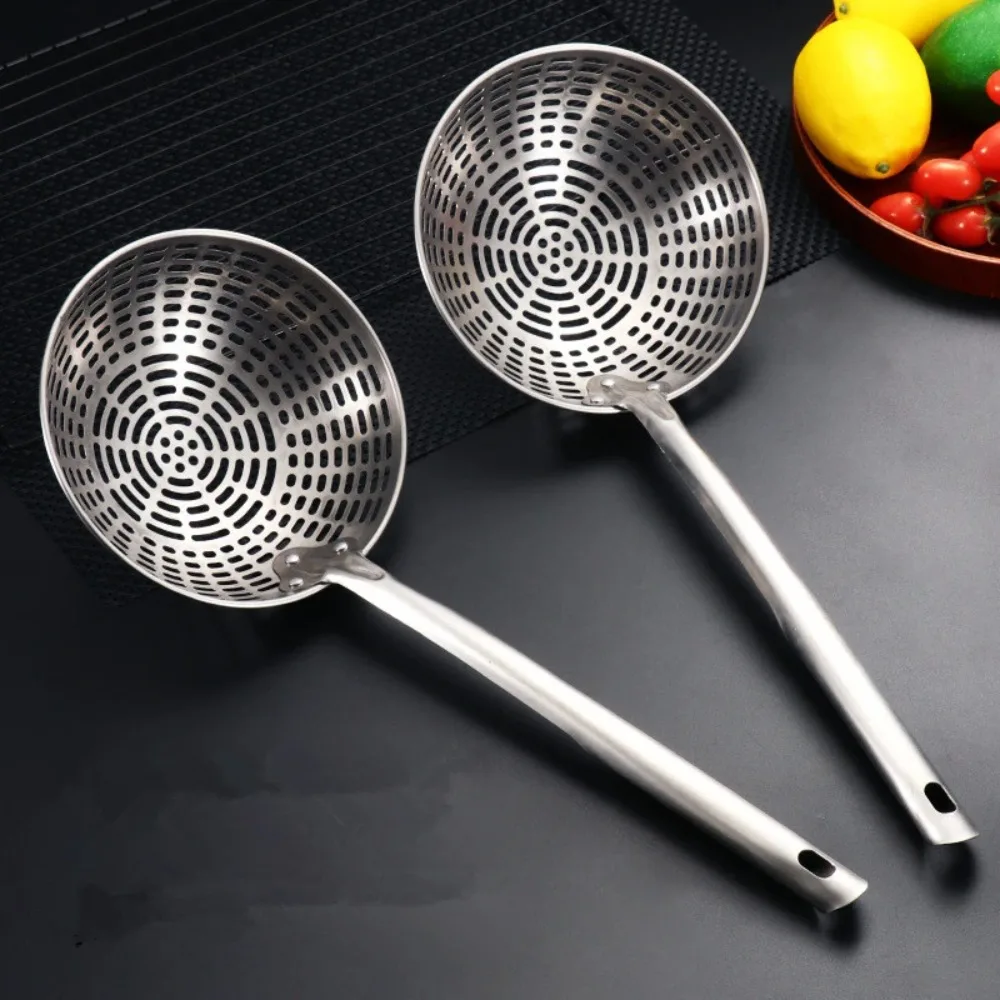 

Stainless Steel Fence Kitchen Accessory Spaghetti Strainer Spoon Pasta Cooking Supply Household Ergonomic Noodles Kitchen Tools