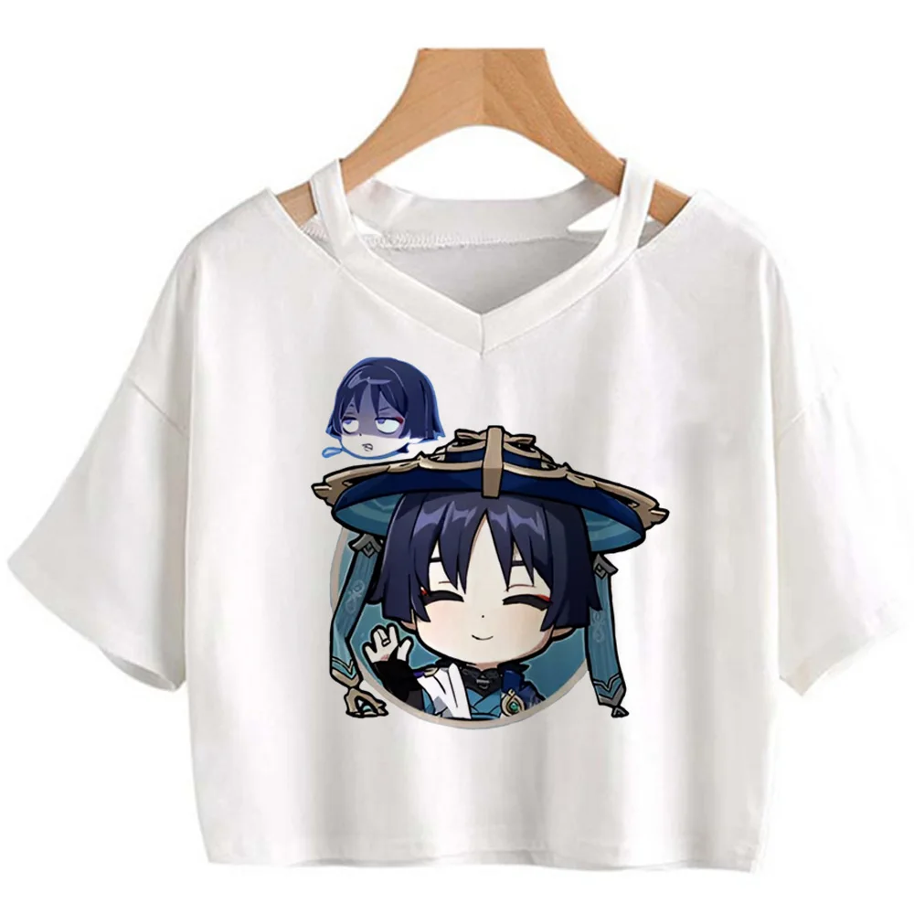 Scaramouche t shirt women summer manga t-shirts female 2000s harajuku funny clothes