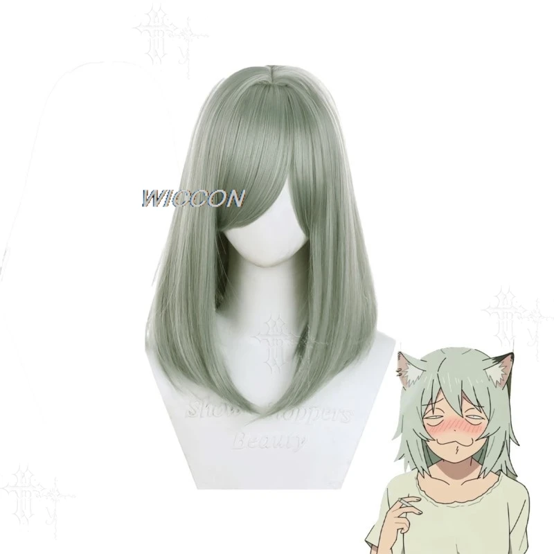 Chainsmoker Cat Plush Cotton Doll Satou Yuko Yani Neko Anime Merch Soft Wig And Beast Ear Accessories For Cosplay Halloween cos%