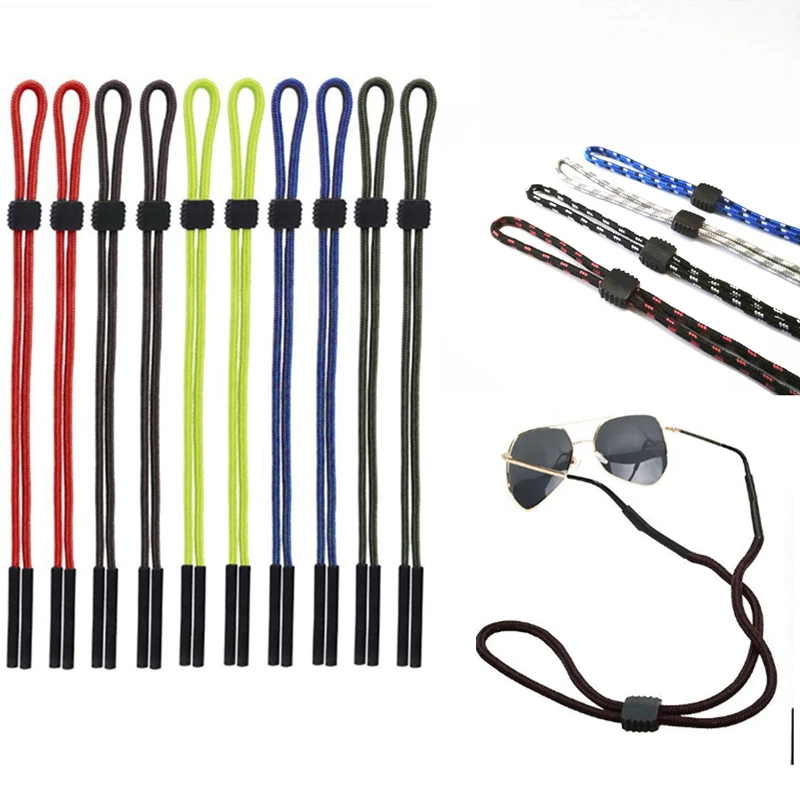 1/5pcs Sports Eyeglass Strap Sunglass Holder Men Women Eyewear Retainer with Adjustable Buckles Reading Glasses Chain