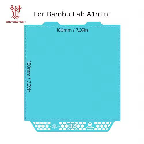 BIQU Panda Build Plate CryoGrip Pro Coating No Clog Spring Steel Double-sided for BambuLab Voron Kobra Adventurer 5M 3D Printer - Image 10