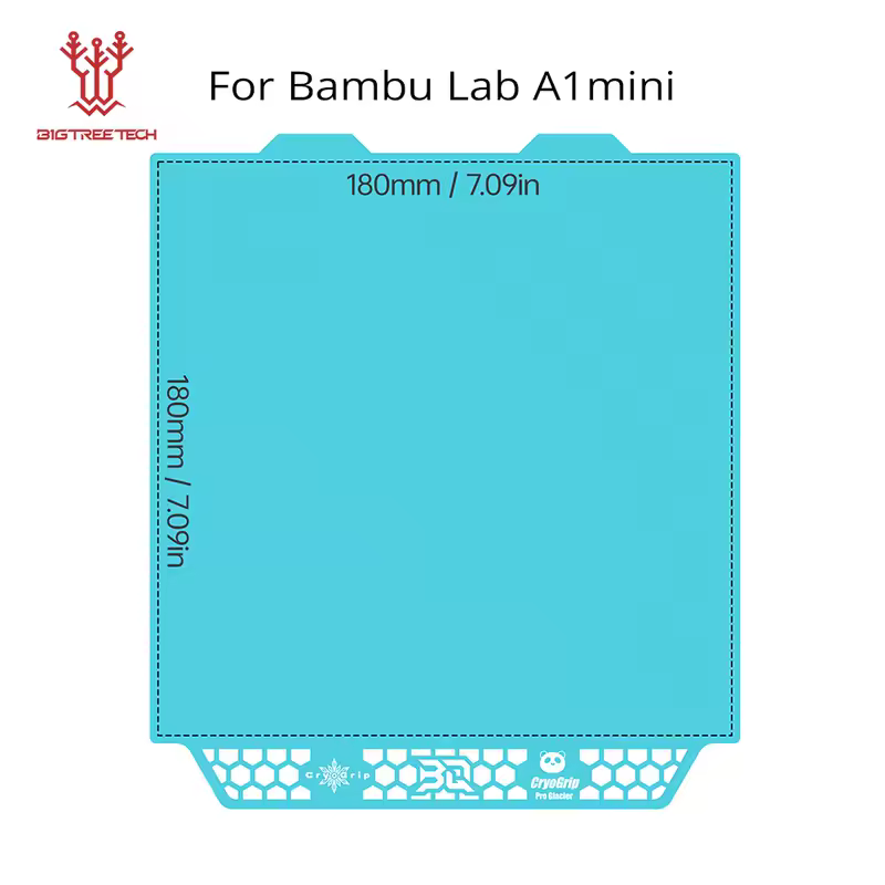 BIQU Panda Build Plate CryoGrip Pro Coating No Clog Spring Steel Double-sided for BambuLab Voron Kobra Adventurer 5M 3D Printer - Image 10