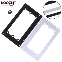 Desktop ATX Power Supply Baffle Computer Small Chassis SFX Power To ATX Bracket MATX Conversion Frame With Screws Black Silver
