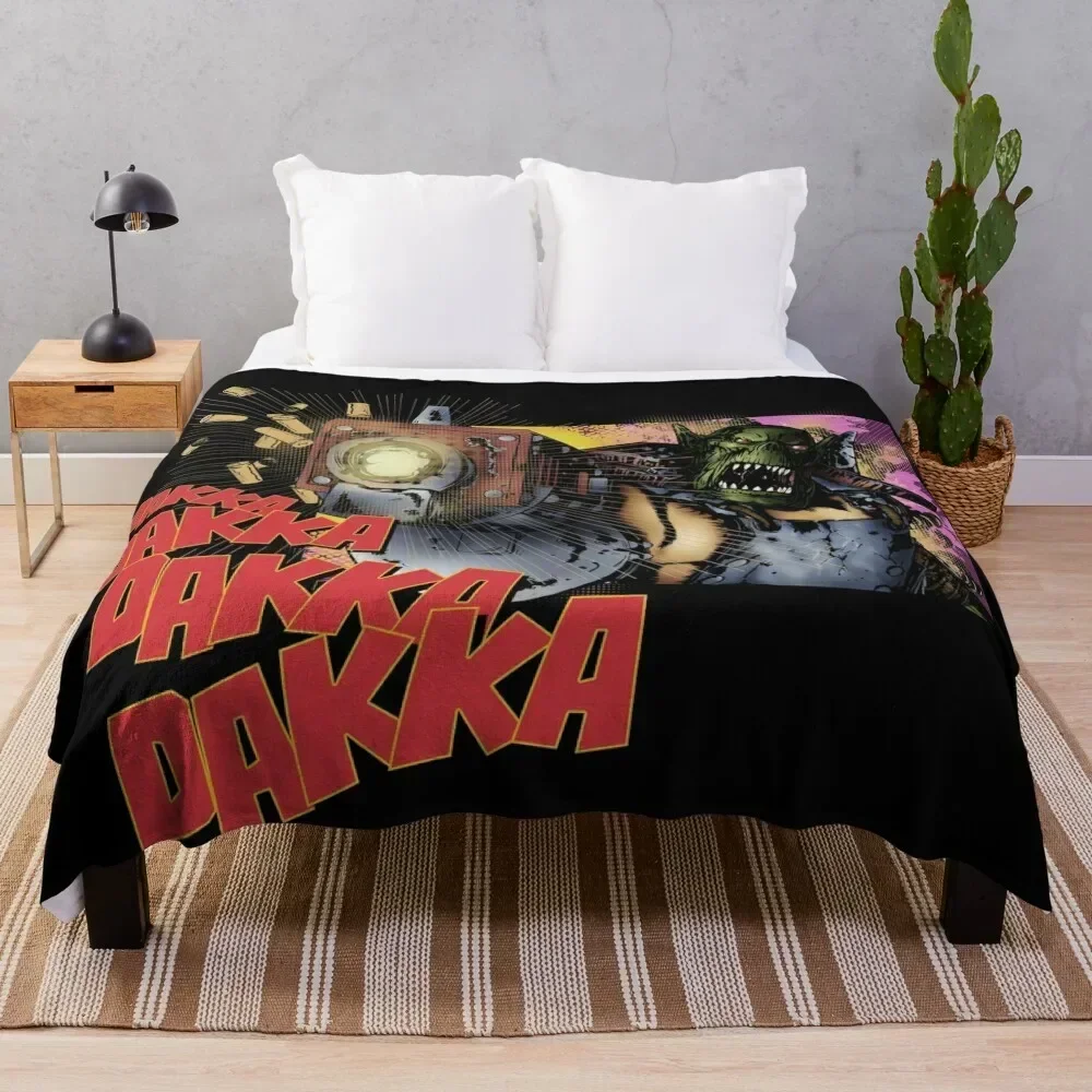 

Dakka Dakka Orc Throw Blanket Soft Home Decor Blanket for Couch Bedroom