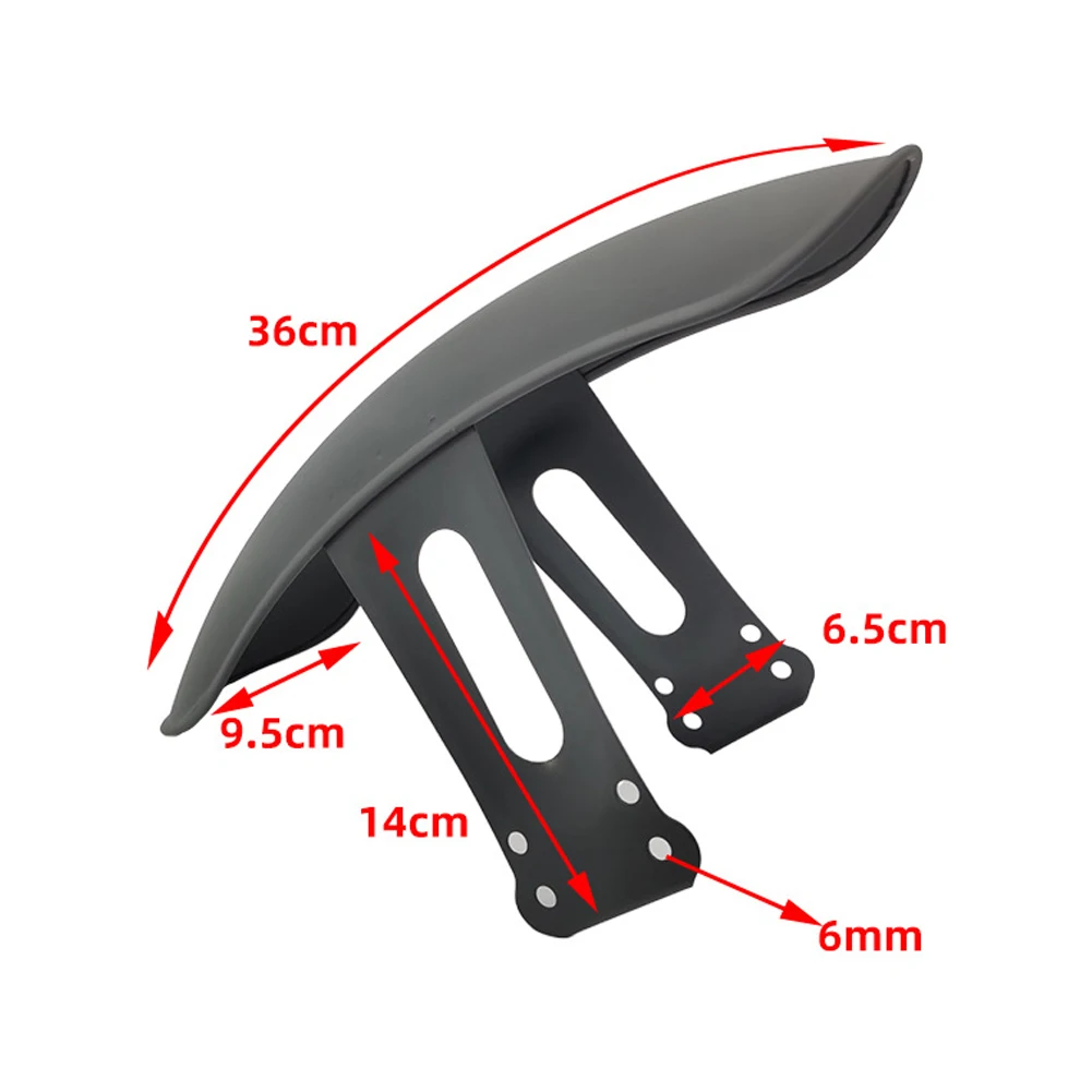 Universal Motorcycle Front wheel Fender Retro Black \\Chrome Tire Position Mudguard Splash Guard For Honda CG125 GN125 Cafe Racer