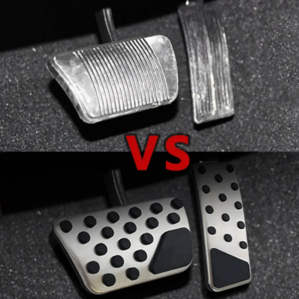 Stainless Steel Car Pedals Accelerator Gas Brake Pedal Cover for Jeep Wrangler JK 2007 - 2017 AT Parts Interior Accessories