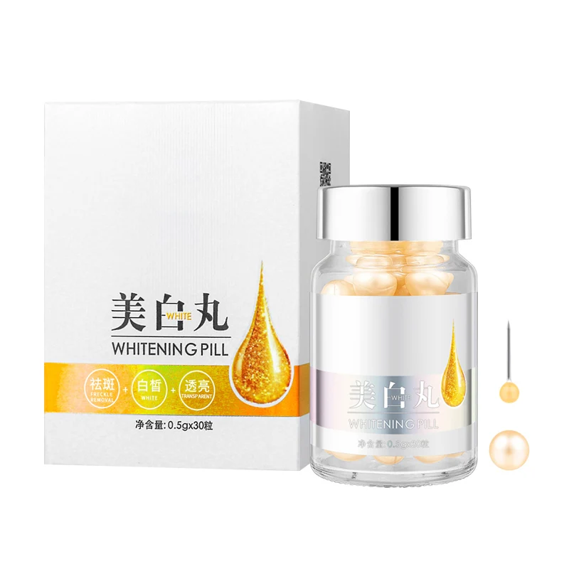 WHITENING ESSENCE WHITENING PILL Lighten the stain Leaves Skin Fine And Smooth 0.5g*30pieces