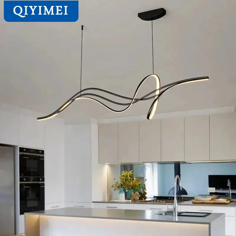 

Modern Minimalist Led Pendant Lights for Dining Room kitchen island Table indoor Lighting Chandelier Lamparas Home Decor Fixture